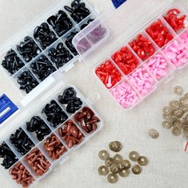 헤세드 NEW)컬러 나사형 인형코 세트함, 3컬러전부