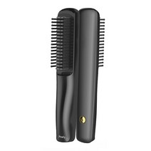 Pealy 무선 고데기 음이온 매직기 200도 레드 블루 2색 표시등 USB 충전, 블랙, Pealy-9371