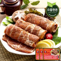 [으뜸한돈] 국내산 양념돈육 돼지 왕구이 530g 3팩, 단품