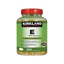 Kirkland Signature 커클랜드시그니처 비타민 E 400 IU 500 소프트젤, 1개, 500소프트젤