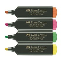 [파버카스텔] 1548 형광펜 4색(그린/옐로우/오렌지/핑크), 선택:[3027850]옵션없음, 단품