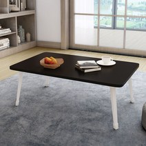 일인밥상 1인용 접이식 낮은야외테이블 혼술상 피크닉, 코끼리 다리 화이트 80x50x29