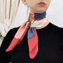 분위기 여신 쁘띠 실크 스카프 미니 대형 정사각형 여성 방도 까레 울 머플러 명품스타일 스카프 레터링 도트 체크 방도 트윌리 66