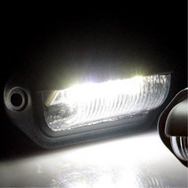 용달 대형트럭 LED 번호판등 언더 램프 12V 24V 자동차 트레일러 탑차 캠핑카 화물덤프 선명한 지게차 적재함 포크레인 항해 렉카 굴삭기, 12V용