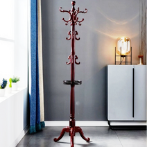 XXMZ 프리미엄 스탠드 행거 엔틱 원목 우드 옷걸이