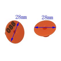 이표장착기 돼지 양 토끼 소 귀 태그 표지판 001-100 단어 귀 레이저 타이핑 구리 머리 귀걸이 농장 동물 식별 카드, 어번