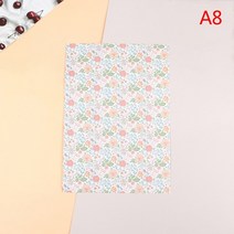 셀프 도배 수동 원룸 셀프 기계 풀칠기 풀 바르는 미장 미니 가구 DIY 미니어처 벽지 스티커 컬러풀한 장, 08 A8