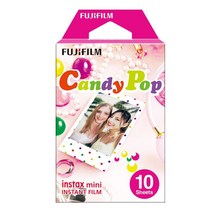 Fujifilm Instax Mini 8 9 11 LiPlay 필름 카메라 사진-Fuji 즉석 사진 10 매 노출 용지 컬러 디자인 프레, 04 Candy Pop
