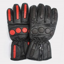 찬바람막이용 가죽 라이더장갑 가을 싸이클 낚시 배달 자전거초보 입문자선물 캠핑, 쿠션 방한바이크장갑-블랙