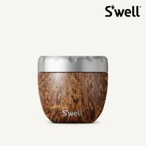 스웰 투인원 보온 보냉 스텐 도시락 567ml, 티크우드