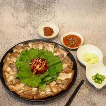 무봉리 통편육 500g 잔치음식 술안주 야식 간식 개업식 머릿고기 편육 국내산 돈두, 편육500g