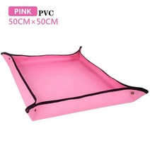 50100CM 심기 매트 PE 원예 Potting 패드 방수 Foldable 꽃 냄비 이식 식물, Pink 50x50cm