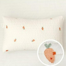 (돗투돗X마롤로뜨) 어린이집 아기 베개 낮잠 베개 유아 신생아, 캐롯로뜨, 1개