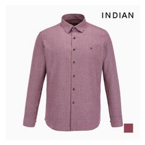 인디안 INDIAN 레드 잔체크 깔끔 셔츠__MITNLWW9411