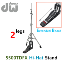 DW 5000시리즈 2발 하이햇 스탠드 페달보드 롱 버전 5500TDXF 대신악기