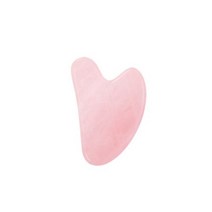 로즈 쿼츠 아이 마스크 페이셜 마사지 제이드 롤러 과샤 스크래핑 세트 천연석 구아슈 스크레이퍼 제이드 마스크 마사지기, Gua sha No Box