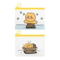 카카오 2022 춘식이 PVC 파우치, 꽃길