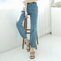 비바조이 S2_4 타임머신 밴딩데님조거팬츠