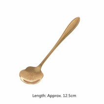 길이 20cm 더블 엔드 시약 스테인레스 스틸 실험실 샘플 스푼 주걱 주방 도구 용품, 10 gold 12.5cm