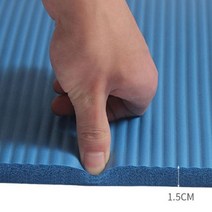 헬스장 주짓수 층간소음 바닥재 매트 1.5cm 여분의 두꺼운 요가 무릎 패드 비 슬립 폼 피트니스 Crossfit P, 02 파란