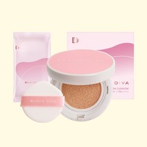 블랑디바 글로우 온 쿠션 세트(본품+리필), 22호 베이지 본품+리필(세트)