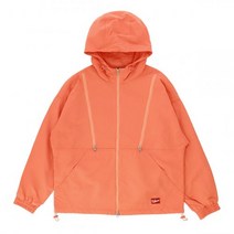VOLCOM Breathable 더블지퍼 오버핏 후드자켓 오렌지