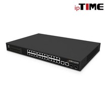 POE2400 ipTIME 아이피타임 24포트 스위칭허브 (100Mbps+1G 2포트), 선택하세요