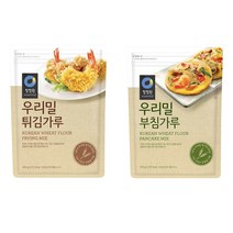 청정원 우리밀 튀김가루450gX3개+부침가루450gX3개 총6개