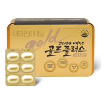 대한민국 1등비타민 고려은단 골드플러스 비타민C 비타민D 비오틴 아연 대용량 유재석 비타민 영국산 프리미엄원료 남성 여성 성인 청소년 온가족 비타민 영양제 피로회복 선물추천, 1개, 240정, 240정