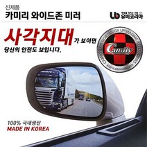 elco 카미리 와이드존미러 현대자동차용 pro, 1ea, 엘코_ 싼타페DM(2012-2014