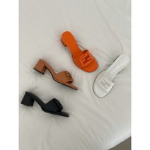 여름 바캉스 아이템 천연가죽 여성 슬리퍼 RD 7439