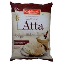 Rajdhani Atta Whole Wheat Flour(아타 통밀 밀가루)_2KG(1+1 Total 4kg)