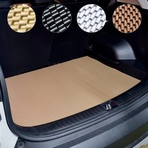 더뉴싼타페 고무 트렁크매트 방수매트, 블랙, 싼타페CM (06~12년) 7인승, 현대