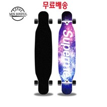 엠제이 롱보드 42인치 46인치 스케이트보드 입문용 댄싱 초보 초등학생 BD301, 01, LED발광바퀴