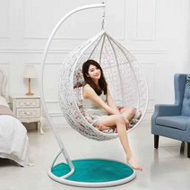 행잉체어 야외그네의자 흔들의자 가정용 베란다 감성, B