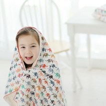 [천삼백케이] [슬립스파] 디자인 블랭킷 북유럽 아기 유아 낮잠 이불 무릎담요, 거즈블랭킷-아기다람쥐