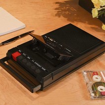 USB 카세트 플레이어 휴대용 녹음가능 소형 워크맨, 화이트