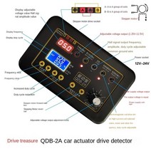 fd-10 자동차 점화 코일 플래시 오버 성능 감지기 방전기 누출 감지 플래시 오버 고전압 테스터, qdb-2a 드라이브 테스터