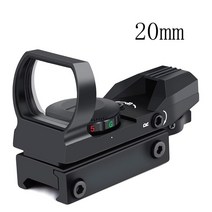 조준경 스코프11mm/ 20mm 사냥 레일 라이플 스코프 에어소프트 광학 사이트 스코프 레드 도트 사이트 리플, 02 20mm
