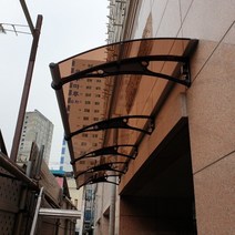 캐노픽스 1270 X 3900 하우스스토어 테라스 래티스 차고지 태양광 썬룸 복층농막 차고, 브라운렉산 검정 브라켓 검정 바