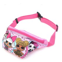 캐릭터 길이조절 버클형태 초등저학년 여자 힙색 편한 허리가방 태권도장견학 키즈 쌕