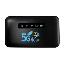 LTE 라우터 들고다니는 핫스팟 포켓 시골 농막 인터넷 휴대용 와이파이 라우터, B 검은색 LTE