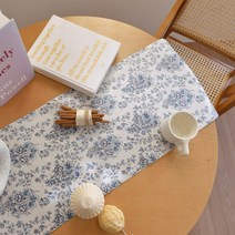 블루엘 방수 테이블러너 식탁러너, 2인(110x32cm)