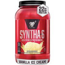 BSN Whey Protein 미국 비에스엔 신타-6 웨이 프로틴 매트릭스 바닐라 아이스 크림 단백질보충제 1.32kg, 바닐라 아이스크림(Vanilla Ice Cream)