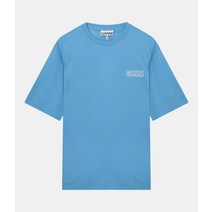 GANNI 가니 RELAXED LOGO TEE T3173 697 릴렉스 로고 반팔 티셔츠