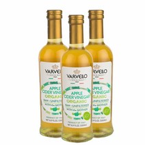 발베로 애플 사이다 비니거 유기농 사과 식초 500ml, 3병