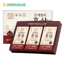 [강원인삼농협] 짜먹는 굿데일리 홍삼스틱(10ml * 30포), 10㎖*30포, 1세트