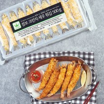 킹푸드 점보 크런치 새우튀김 500g 홀딱새우 헤드온새우 왕새우, 2팩