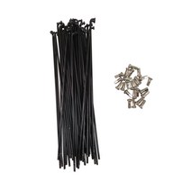 MTB 자전거 전기 또는 전방/후방 휠 변환 키트 12G (직경 2.5mm) E-바이크 스포크 10 개입, 28 248mm, 한개옵션1