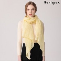 보니스팍스 잔체크 린넨 스카프-MG68MF012